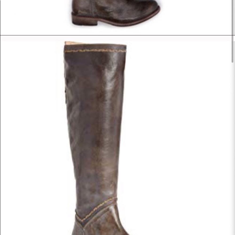 Bed Stu Manchester Boots Taupe Rustic leather